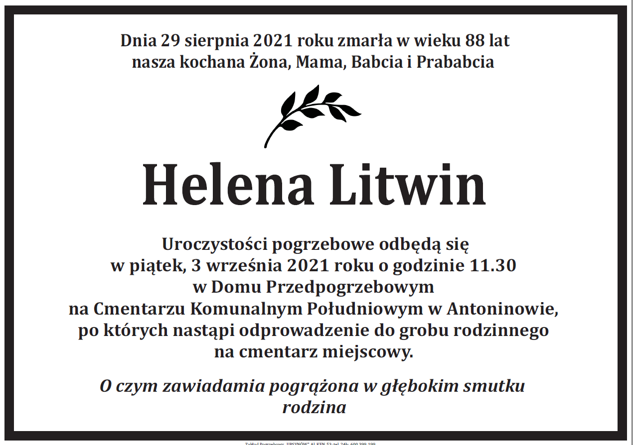 Klepsydra - helena litwin