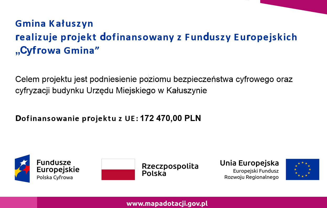 informacja dotycząca przydzielonego grantu