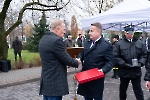 Uroczyste przekazanie i poświęcenie nowego ciężkiego samochodu ratowniczo-gaśniczego dla Ochotniczej Straży Pożarnej w Kałuszynie 