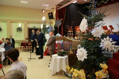 Świąteczne spotkanie Orkiestry Dętej im. Jana Pawła II w Kałuszynie._12