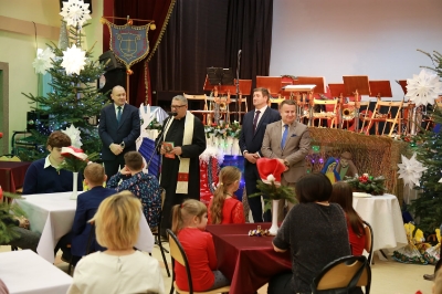 Świąteczne spotkanie Orkiestry Dętej im. Jana Pawła II w Kałuszynie._17