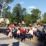 Występ Pana Sprężynki ze studia Artystyczno-Edukacyjnego Bąbel Ziombel.